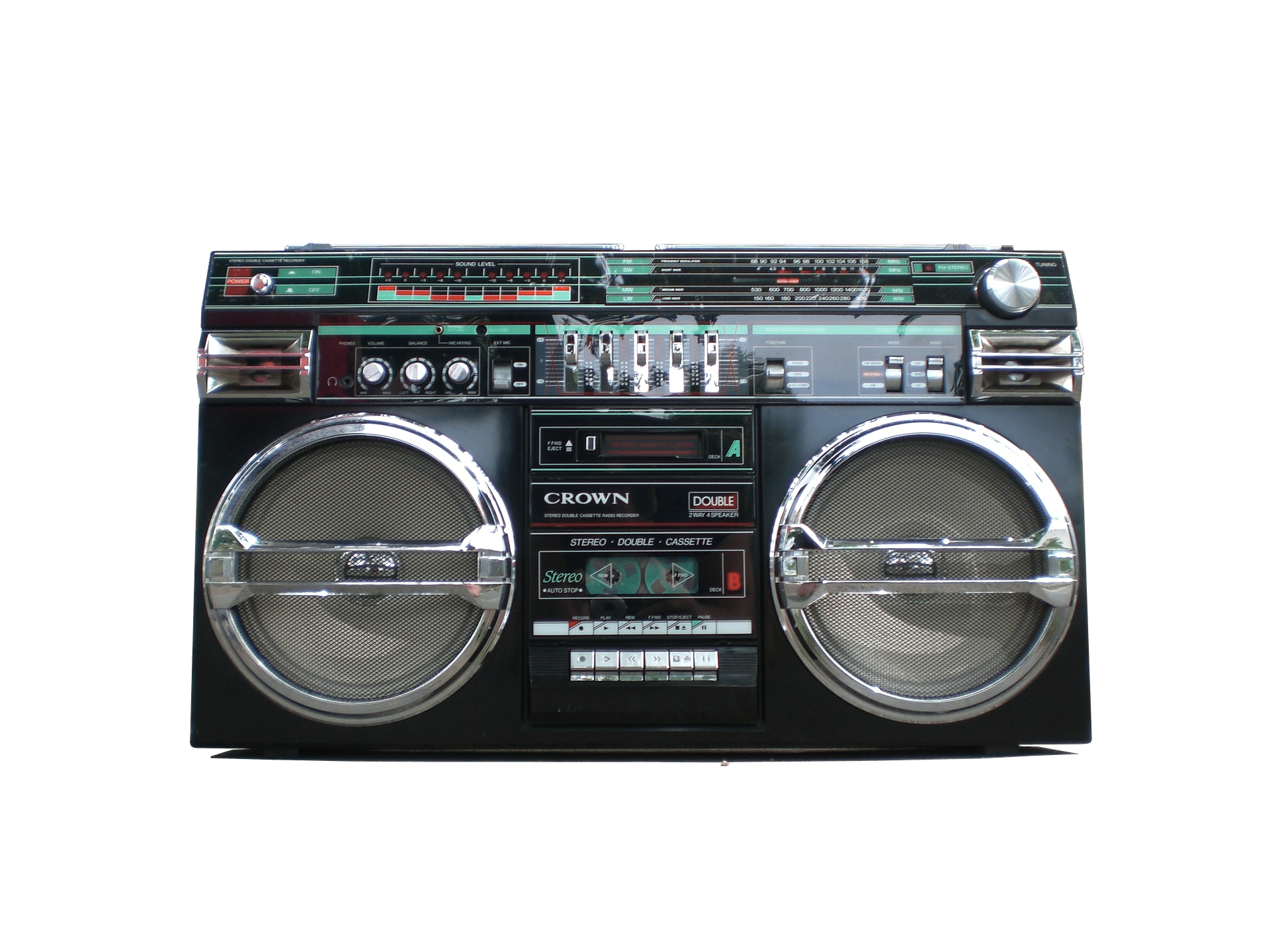 A Boombox - Listening to INXS 80's Style perhaps?