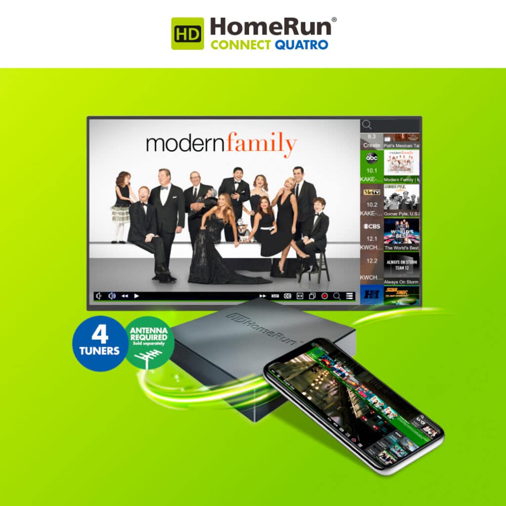 HDHomeRun Tuner from SiliconDust - affiliate link to product